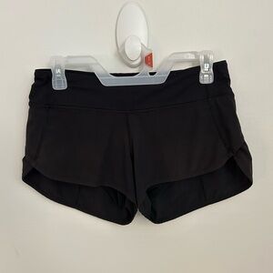 Lululemon black hotty hot shorts